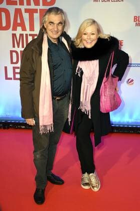 Susanne Wiebe mit Begleitung bei der Weltpremiere des Kinofilms Mein Blind Date mit dem Leben im Mathäser Filmpalast. München, 17.01.2017 Foto:xP.xSchönbergerx xFuturexImage