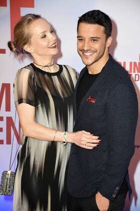 Janin Reinhardt und Kostja Ullmann bei der Weltpremiere des Kinofilms Mein Blind Date mit dem Leben im Mathäser Filmpalast. München, 17.01.2017 Foto:xP.xSchönbergerx xFuturexImage