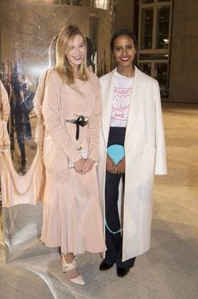 Mandy Bork und Sara Nuru bei der Malaikaraiss Fashion Show auf der Mercedes-Benz Fashion Week Berlin Autumn Winter 2017. Berlin, 17.01.2017 Foto:xK.xWernerx xFuturexImage