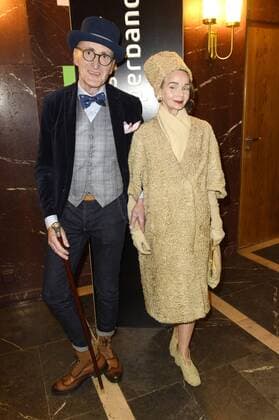 Günther Anton Krabbenhöft und Britt Kanja bei der Esther Perbandt Fashion Show auf der Mercedes-Benz Fashion Week Berlin Autumn Winter 2017. Berlin, 17.01.2017 Foto:xF.xKernx xFuturexImage