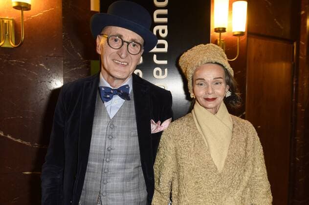 Günther Anton Krabbenhöft und Britt Kanja bei der Esther Perbandt Fashion Show auf der Mercedes-Benz Fashion Week Berlin Autumn Winter 2017. Berlin, 17.01.2017 Foto:xF.xKernx xFuturexImage