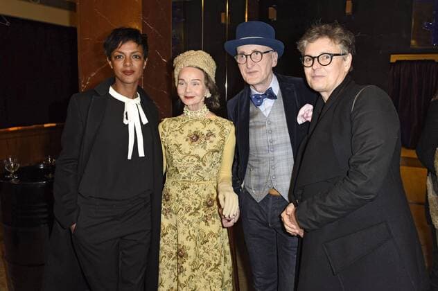 Dennenesch Zoude, Britt Kanja, Günther Anton Krabbenhöft und Rolf Scheider bei der Esther Perbandt Fashion Show auf der Mercedes-Benz Fashion Week Berlin Autumn Winter 2017. Berlin, 17.01.2017 Foto:xF.xKernx xFuturexImage