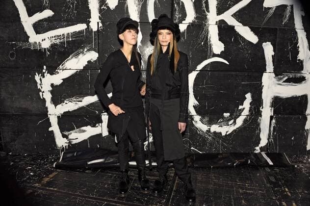 Esther Perbandt und Veruschka Gräfin von Lehndorff bei der Esther Perbandt Fashion Show auf der Mercedes-Benz Fashion Week Berlin Autumn Winter 2017. Berlin, 17.01.2017 Foto:xF.xKernx xFuturexImage