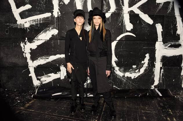 Esther Perbandt und Veruschka Gräfin von Lehndorff bei der Esther Perbandt Fashion Show auf der Mercedes-Benz Fashion Week Berlin Autumn Winter 2017. Berlin, 17.01.2017 Foto:xF.xKernx xFuturexImage