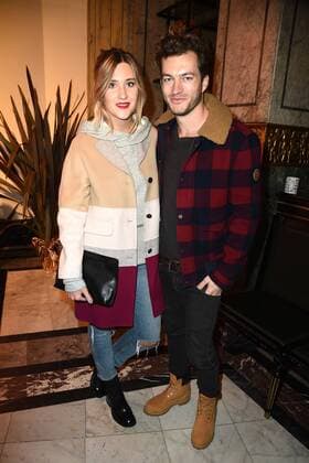 Jacqueline Mikuta und Klemens White, das Mode-Blogger Duo Mikuta beim Grazia Pop Up Breakfast am 18.01.2017 im Rahmen der Mercedes-Benz Fashion Week Herbst Winter 2017 in Berlin MBFW Fashionweek 2017 Januar in Berlin- Grazia Pop Up Breakfast Event 