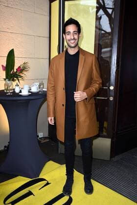 Sami Slimani beim Grazia Pop Up Breakfast am 18.01.2017 im Rahmen der Mercedes-Benz Fashion Week Herbst Winter 2017 in Berlin MBFW Fashionweek 2017 Januar in Berlin- Grazia Pop Up Breakfast Event 