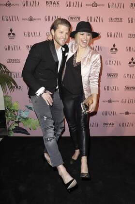 Paul Janke und Annica Hansen beim GRAZIA Pop Up Breakfast auf der Mercedes-Benz Fashion Week Berlin Autumn Winter 2017. Berlin, 18.01.2017 Foto:xS.xGabschx xFuturexImage