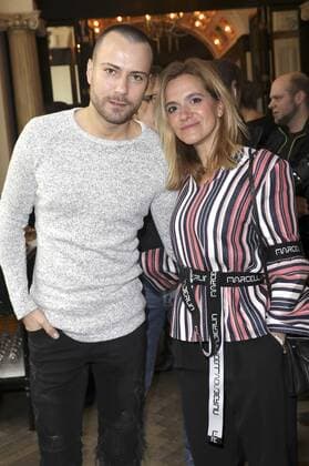 Marcell von Berlin mit Begleitung beim GRAZIA Pop Up Breakfast auf der Mercedes-Benz Fashion Week Berlin Autumn Winter 2017. Berlin, 18.01.2017 Foto:xS.xGabschx xFuturexImage