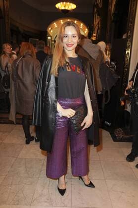 Mina Tander beim GRAZIA Pop Up Breakfast auf der Mercedes-Benz Fashion Week Berlin Autumn Winter 2017. Berlin, 18.01.2017 Foto:xS.xGabschx xFuturexImage