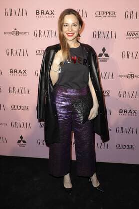 Mina Tander beim GRAZIA Pop Up Breakfast auf der Mercedes-Benz Fashion Week Berlin Autumn Winter 2017. Berlin, 18.01.2017 Foto:xS.xGabschx xFuturexImage