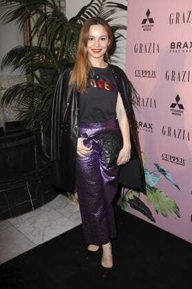 Mina Tander beim GRAZIA Pop Up Breakfast auf der Mercedes-Benz Fashion Week Berlin Autumn Winter 2017. Berlin, 18.01.2017 Foto:xS.xGabschx xFuturexImage