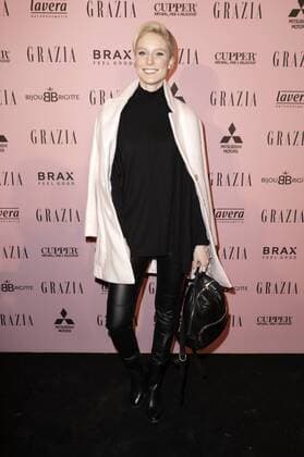 Kim Hnizdo beim GRAZIA Pop Up Breakfast auf der Mercedes-Benz Fashion Week Berlin Autumn Winter 2017. Berlin, 18.01.2017 Foto:xS.xGabschx xFuturexImage