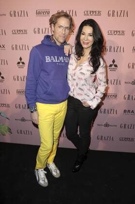 Jens Hilbert und Mariella Ahrens beim GRAZIA Pop Up Breakfast auf der Mercedes-Benz Fashion Week Berlin Autumn Winter 2017. Berlin, 18.01.2017 Foto:xS.xGabschx xFuturexImage
