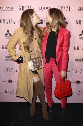 Victoria Swarovski und Cathy Hummels beim GRAZIA Pop Up Breakfast auf der Mercedes-Benz Fashion Week Berlin Autumn Winter 2017. Berlin, 18.01.2017 Foto:xS.xGabschx xFuturexImage
