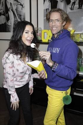 Mariella Ahrens und Jens Hilbert beim GRAZIA Pop Up Breakfast auf der Mercedes-Benz Fashion Week Berlin Autumn Winter 2017. Berlin, 18.01.2017 Foto:xS.xGabschx xFuturexImage
