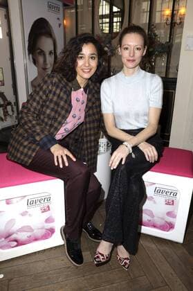Dorka Gryllus und Lavinia Wilson beim GRAZIA Pop Up Breakfast auf der Mercedes-Benz Fashion Week Berlin Autumn Winter 2017. Berlin, 18.01.2017 Foto:xS.xGabschx xFuturexImage