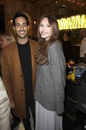 Sami Slimani mit Begleitung beim GRAZIA Pop Up Breakfast auf der Mercedes-Benz Fashion Week Berlin Autumn Winter 2017. Berlin, 18.01.2017 Foto:xS.xGabschx xFuturexImage