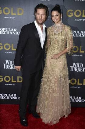Matthew McConaughey mit Gattin Camila Alves bei der Weltpremiere des Kinofilms Gold im AMC Loews Lincoln Square 13 Theater. New York, 17.01.2017 Foto:xD.xVanxTinex xFuturexImage