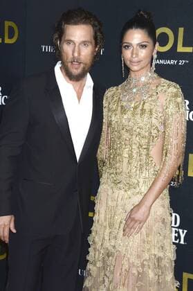 Matthew McConaughey mit Gattin Camila Alves bei der Weltpremiere des Kinofilms Gold im AMC Loews Lincoln Square 13 Theater. New York, 17.01.2017 Foto:xD.xVanxTinex xFuturexImage