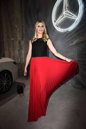 Tanja Buelter bei der Ankunft zur Masonnoee Modenschau am 18.01.2017 im Rahmen der Mercedes-Benz Fashion Week Herbst Winter 2017 in Berlin MBFW Fashionweek 2017 Januar in Berlin- Masonnoee Modenschau 