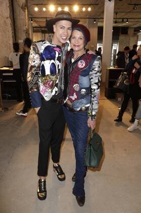 Maximilian Seitz und Barbara Engel bei der Rebekka Ruetz Fashion Show auf der Mercedes-Benz Fashion Week Berlin Autumn Winter 2017. Berlin, 18.01.2017 Foto:xS.xGabschx xFuturexImage