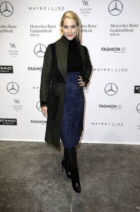 Judith Rakers bei der Maisonnoee Fashion Show auf der Mercedes-Benz Fashion Week Berlin Autumn Winter 2017. Berlin, 18.01.2017 Foto:xS.xGabschx xFuturexImage