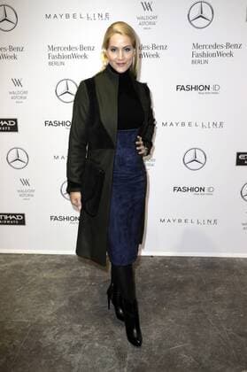 Judith Rakers bei der Maisonnoee Fashion Show auf der Mercedes-Benz Fashion Week Berlin Autumn Winter 2017. Berlin, 18.01.2017 Foto:xS.xGabschx xFuturexImage