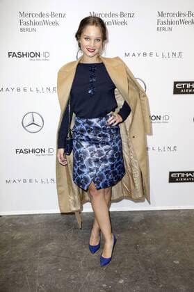 Sonja Gerhardt bei der Laurel Fashion Show auf der Mercedes-Benz Fashion Week Berlin Autumn Winter 2017. Berlin, 18.01.2017 Foto:xS.xGabschx xFuturexImage