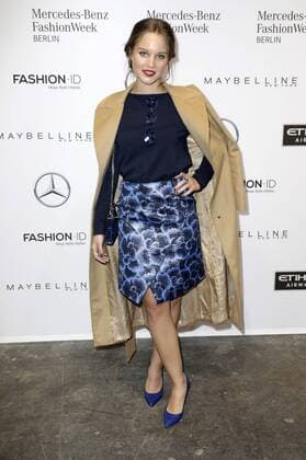 Sonja Gerhardt bei der Laurel Fashion Show auf der Mercedes-Benz Fashion Week Berlin Autumn Winter 2017. Berlin, 18.01.2017 Foto:xS.xGabschx xFuturexImage