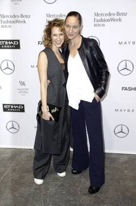 Chiara Schoras und Jeanette Hain bei der Laurel Fashion Show auf der Mercedes-Benz Fashion Week Berlin Autumn Winter 2017. Berlin, 18.01.2017 Foto:xS.xGabschx xFuturexImage