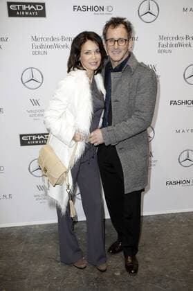 Gerit Kling mit Freund Wolfram Becker bei der Laurel Fashion Show auf der Mercedes-Benz Fashion Week Berlin Autumn Winter 2017. Berlin, 18.01.2017 Foto:xS.xGabschx xFuturexImage