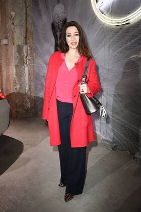 Loretta Stern bei der Ankunft zur Laurel Modenschau am 18.01.2017 im Rahmen der Mercedes-Benz Fashion Week Herbst Winter 2017 in Berlin MBFW Fashionweek 2017 Januar in Berlin- Laurel Modenschau 