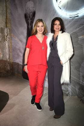 Ann-Kathrin Kramer und Gerit Kling bei der Ankunft zur Laurel Modenschau am 18.01.2017 im Rahmen der Mercedes-Benz Fashion Week Herbst Winter 2017 in Berlin MBFW Fashionweek 2017 Januar in Berlin- Laurel Modenschau 