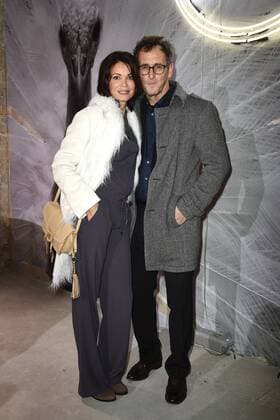 Gerit Kling und Wolfram Becker bei der Ankunft zur Laurel Modenschau am 18.01.2017 im Rahmen der Mercedes-Benz Fashion Week Herbst Winter 2017 in Berlin MBFW Fashionweek 2017 Januar in Berlin- Laurel Modenschau 