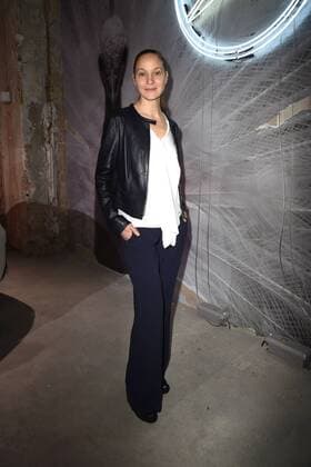 Jeanette Hain bei der Ankunft zur Laurel Modenschau am 18.01.2017 im Rahmen der Mercedes-Benz Fashion Week Herbst Winter 2017 in Berlin MBFW Fashionweek 2017 Januar in Berlin- Laurel Modenschau 