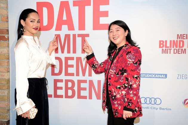 Neue Mode Kollektion POMPOEOES by Chanel21 Nila Farooq, Yoko Higuchi Zitzmann Berlin Premiere Mein Blind Date mit dem Leben im Kino der Kulturbrauerei in Berlin, am 17.01.2016