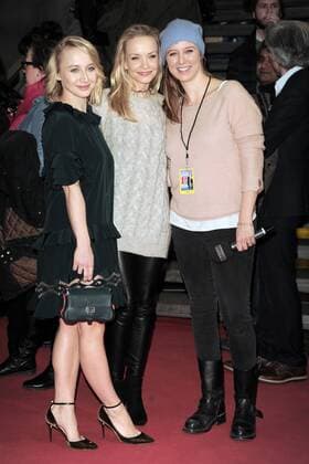 Neue Mode Kollektion POMPOEOES by Chanel21 Anna Maria Muehe, Janin Ullmann, Nina Eichinger Berlin Premiere Mein Blind Date mit dem Leben im Kino der Kulturbrauerei in Berlin, am 17.01.2016