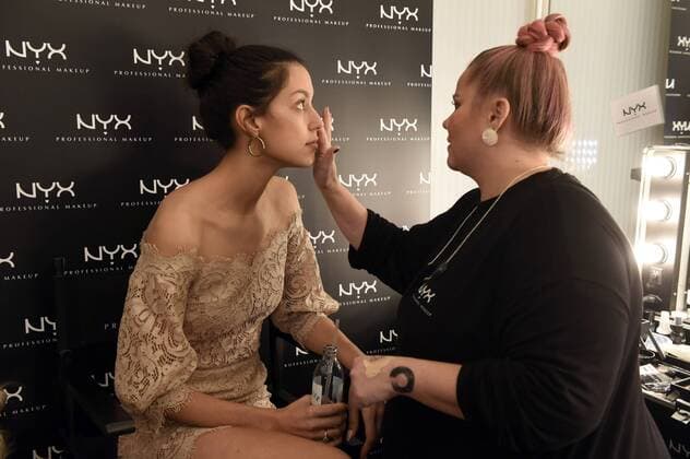 Rebecca Mir backstage bei der Marcel Ostertag Fashion Show auf der Mercedes-Benz Fashion Week Berlin Autumn Winter 2017. Berlin, 18.01.2017 Foto:xF.xKernx xFuturexImage