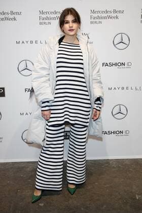 Berlin Fashion Week - Prominente bei Laurel Michèle Kruesi - Ankunft zur Laurèl Fashion-Show im Rahmen der Mercedes-Benz Fashion Week Berlin Spring Summer 2017 Collections im Kaufhaus Jandorf in Berlin am 18.01.2017. Mercedes-Benz Fashion Week Berlin Spring Summer 2017 Collections