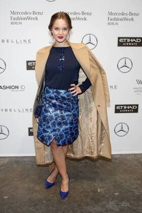 Berlin Fashion Week - Prominente bei Laurel Sonja Gerhardt - Ankunft zur Laurèl Fashion-Show im Rahmen der Mercedes-Benz Fashion Week Berlin Spring Summer 2017 Collections im Kaufhaus Jandorf in Berlin am 18.01.2017. Mercedes-Benz Fashion Week Berlin Spring Summer 2017 Collections