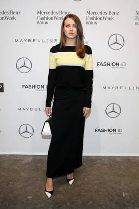 Berlin Fashion Week - Prominente bei Laurel Alice Dwyer - Ankunft zur Laurèl Fashion-Show im Rahmen der Mercedes-Benz Fashion Week Berlin Spring Summer 2017 Collections im Kaufhaus Jandorf in Berlin am 18.01.2017. Mercedes-Benz Fashion Week Berlin Spring Summer 2017 Collections