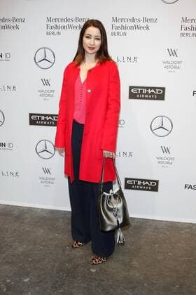 Berlin Fashion Week - Prominente bei Laurel Loretta Stern - Ankunft zur Laurèl Fashion-Show im Rahmen der Mercedes-Benz Fashion Week Berlin Spring Summer 2017 Collections im Kaufhaus Jandorf in Berlin am 18.01.2017. Mercedes-Benz Fashion Week Berlin Spring Summer 2017 Collections