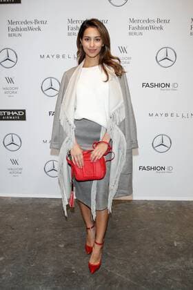 Berlin Fashion Week - Prominente bei Laurel Gizem Emre - Ankunft zur Laurèl Fashion-Show im Rahmen der Mercedes-Benz Fashion Week Berlin Spring Summer 2017 Collections im Kaufhaus Jandorf in Berlin am 18.01.2017. Mercedes-Benz Fashion Week Berlin Spring Summer 2017 Collections