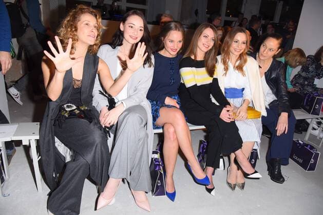 Chiara Schoras, Maria Ehrich, Sonja Gerhardt, Alice Dwyer, Mina Tander, Jeanette Hain Laurel Fashion Show während der Mercedes Benz Fashion Week Autumn Winter 2017 im Kaufhaus Jahndorf n Berlin am 18.01.2017