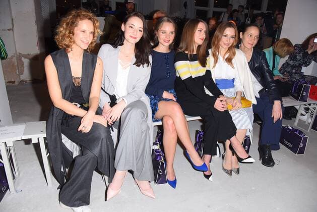 Chiara Schoras, Maria Ehrich, Sonja Gerhardt, Alice Dwyer, Mina Tander, Jeanette Hain Laurel Fashion Show während der Mercedes Benz Fashion Week Autumn Winter 2017 im Kaufhaus Jahndorf n Berlin am 18.01.2017