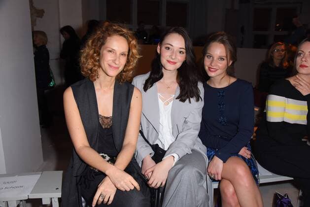 Chiara Schoras, Maria Ehrich, Sonja Gerhardt Laurel Fashion Show während der Mercedes Benz Fashion Week Autumn Winter 2017 im Kaufhaus Jahndorf n Berlin am 18.01.2017