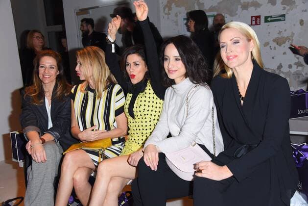 Alexandra Neldel, Ursula Karven, Viktoria Lauterbach, Stephanie Stumph, Judith Rakers Laurel Fashion Show während der Mercedes Benz Fashion Week Autumn Winter 2017 im Kaufhaus Jahndorf n Berlin am 18.01.2017