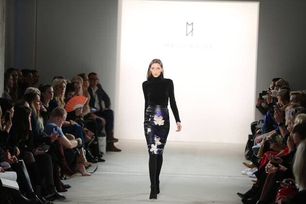 Berlin Fashion Week - Maisonnoee Modenschau Maisonee at the Mercedes-Benz Fashion Week Berlin Maisonee showcases its latest Autumn Winter 2017 Collections in the Kaufhaus Jandorf in the Brunnenstrasse in Berlin-Mitte during the Mercedes-Benz Fashion Week Berlin Autumn Winter 2017 Collections. The photo shows models with the Maisonee collection on the catwalk.  SimonexKuhlmey