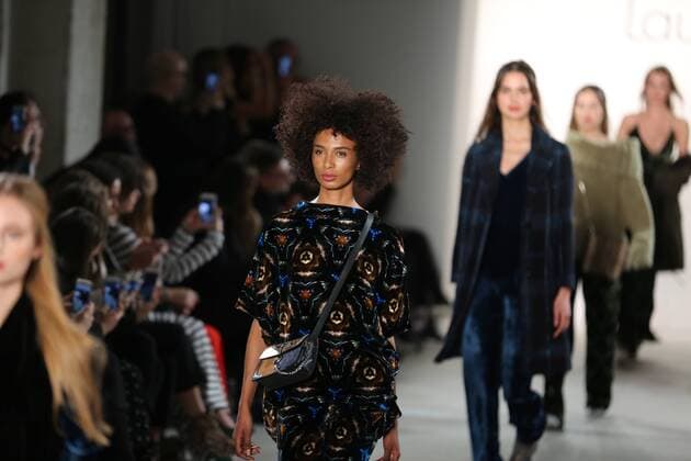 Laurel at the Mercedes-Benz Fashion Week Berlin Laurel showcases its latest Autumn Winter 2017 Collections in the Kaufhaus Jandorf in the Brunnenstrasse in Berlin-Mitte during the Mercedes-Benz Fashion Week Berlin Autumn Winter 2017 Collections. The photo shows models with the LAUREL collection on the catwalk.  SimonexKuhlmey