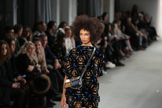 Laurel at the Mercedes-Benz Fashion Week Berlin Laurel showcases its latest Autumn Winter 2017 Collections in the Kaufhaus Jandorf in the Brunnenstrasse in Berlin-Mitte during the Mercedes-Benz Fashion Week Berlin Autumn Winter 2017 Collections. The photo shows models with the LAUREL collection on the catwalk.  SimonexKuhlmey